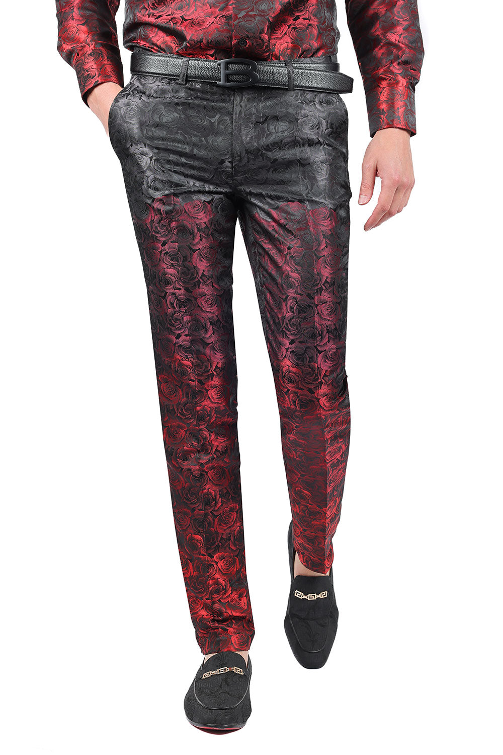 Two Tone Floral Pants