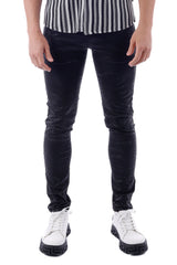 Barabas Men's Wholesale Stretch Slim Lava Pattern Premium Denim Jeans 1750 Black