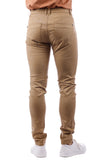 Barabas Men's Wholesale Stretch Slim Lava Pattern Premium Denim Jeans 1750 Tan