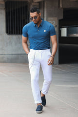 Barabas Wholesale Men's Solid Color Basic Essential Chino Dress Pants CP4007 White