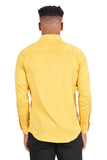 Barabas Wholesale Men's Paisley Long Sleeve Button Down Shirt 2B320 Yellow