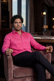 Barabas Wholesale Men's Wood Art Long Sleeve Button Down Shirt 2B321 Rose