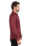 Barabas Wholesale Men's Premium No Stitches Long Sleeves Shirts 2B400 Burgundy