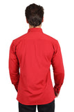 Barabas Wholesale Men's Premium No Stitches Long Sleeves Shirts 2B400 Red