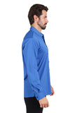 Barabas Wholesale Men's Premium No Stitches Long Sleeves Shirts 2B400 Royal Blue