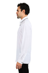 Barabas Wholesale Men's Premium Solid No Stitches Long Sleeves Shirts 2B403 White