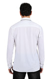 Barabas Wholesale Men's Premium Solid No Stitches Long Sleeves Shirts 2B403 White