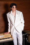 Barabas Wholesale Men's Rhinestone Solid Color Notch Lapel Blazer 2BLR6 White Silver