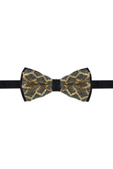 Barabas Wholesale Men's Diamond Sequin Pattern Design Bow Tie 2BW3099 Gold