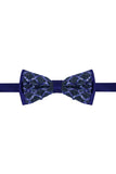 Barabas Wholesale Men's Diamond Sequin Pattern Design Bow Tie 2BW3099 Navy
