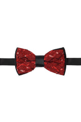 Barabas Wholesale Men's Diamond Sequin Pattern Design Bow Tie 2BW3099 Red