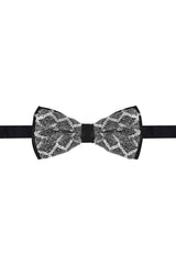Barabas Wholesale Men's Diamond Sequin Pattern Design Bow Tie 2BW3099 Silver