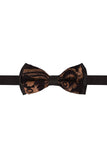 Barabas Wholesale Men's Paisley Pattern Design Bow Tie 2BW3101 Coffee