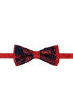Barabas Wholesale Men's Paisley Pattern Design Bow Tie 2BW3101 Red