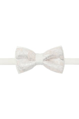 Barabas Wholesale Men's Paisley Pattern Design Bow Tie 2BW3101 White White