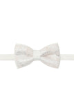 Barabas Wholesale Men's Paisley Pattern Design Bow Tie 2BW3101 White White
