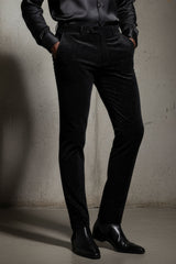 BARABAS Men's Solid With Sparkly Glittery Chino Pants 2CP3106 Black Silver