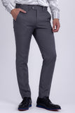 Barabas Men's Matte Solid Color Dress Pants 2CPR6 Grey