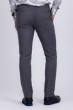 Barabas Men's Matte Solid Color Dress Pants 2CPR6 Grey