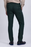 Barabas Men's Matte Solid Color Chino Dress Pants 2CPR6 Green