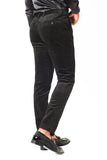 Barabas Men's Premium Corduroy Velvet solid color  chino pants 2CPV1 Black