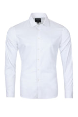 Barabas Wholesale Men's Solid Basic Palin Premium Button Down Dress Shirts 2DPS01 White