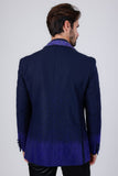 Barabas Wholesale Men's Rhinestone Peak Lapel Luxury Blazer 2EBL3 Ocean