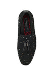 Barabas Wholesale Men's Jewel Floral Pattern Slip On Luxury Dress Shoes 2ESH2 Black