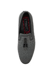 Barabas Wholesale Men's Rhinestone Slip On Luxury Dress Shoes 2ESH3 Grey