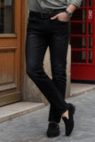 Barabas Men's Premium Light Wash Modern Denim Straight Jeans 2JE01ST Black