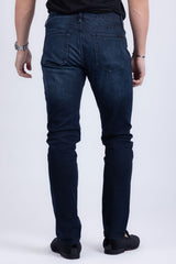 Barabas Men's Premium Dark Wash Blue Denim Straight Jeans 2JE07ST Blue