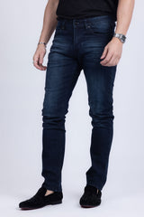 Barabas Men's Premium Dark Wash Blue Denim Straight Jeans 2JE07ST Blue