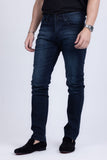 Barabas Men's Premium Dark Wash Blue Denim Straight Jeans 2JE07ST Blue