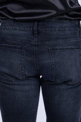 Barabas Men's Premium Dark Wash Blue Denim Straight Jeans 2JE09ST