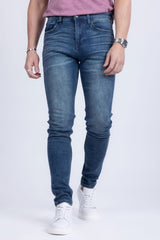 Barabas Men's Solid Color Classic Workforce Denim Jeans 2JE11SL Blue
