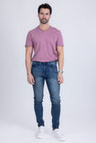 Barabas Men's Solid Color Classic Workforce Denim Jeans 2JE11SL Blue