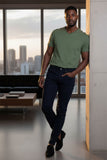 Barabas Men's Slim Fit Premium Dark Blue Denim Jeans 2JE12SL