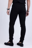 Barabas Men's Solid Color Slim Fit Contemporary Denim Jeans 2JE40 Black 