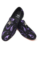 Barabas Wholesale Men's Paisley Design Tassel Slip On Loafer Shoes 2SH3101