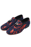Barabas Wholesale Men's Paisley Design Tassel Slip On Loafer Shoes 2SH3101