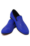 Barabas Wholesale Men's Medusa Rhinestone Jewels Slip On Dress Shoes 2SHR12 Royal