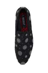 Barabas Wholesale Men's Circular Rhinestone Jewels Slip On Dress Shoes 2SHR4 Black
