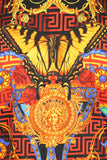 Barabas Wholesale Men's Medusa Floral Baroque Butterfly Greek Shirt 2SP223 Red
