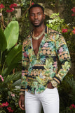 Barabas Wholesale Men's Floral Printed Casual Cotton Long Sleeve Shirts 2SP39