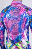 Barabas Wholesale Men's Rhinestone Medusa Floral Printed Baroque Shirt 2SPR222