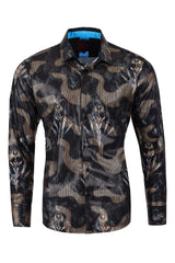Vassari Men's Printed Long Sleeve Shirts 2VS142