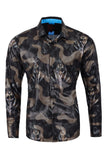 Vassari Men's Printed Long Sleeve Shirts 2VS142