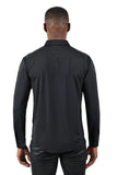 Barabas Wholesale Men's Studded Premium Solid Long Sleeve Shirts 3B24 Black