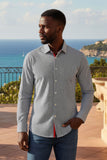 Barabas Wholesale Men's Floral Circular Print Long Sleeve Shirts 3B359 Multi