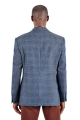 Barabas Wholesale Blazer Peak Lapel Wool Blazer Sport Coat 3BL10 Blue